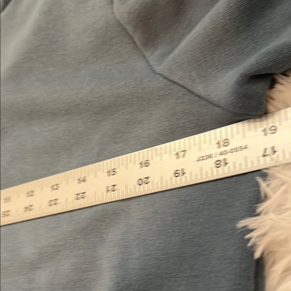 LC Lauren Conrad Puff Sleeve Hooded Shirt - Picture 6 of 7